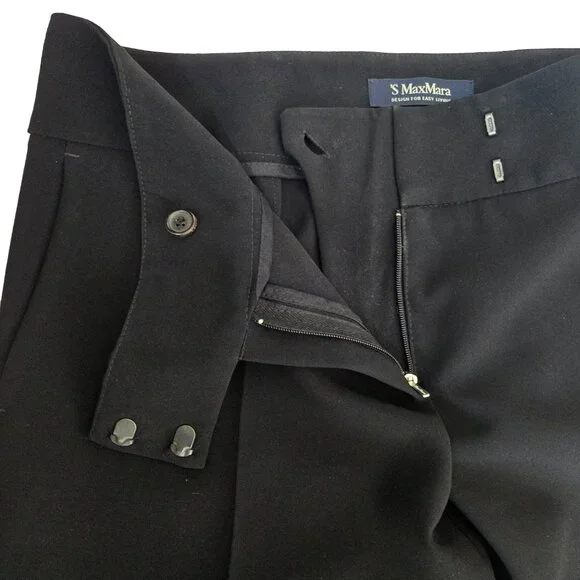 S MAX MARA Design For Easy Living Fitted Tailored TROUSERS - Picture 2 of 9